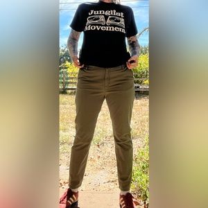 Vans pants women’s/juniors size 13 skater forest ranger green